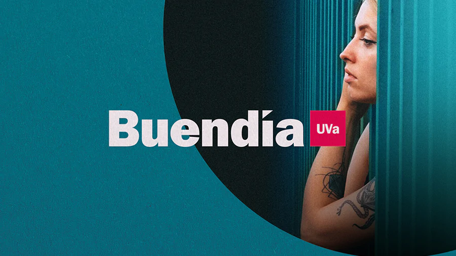 Nuevo logotipo del Centro Buendía sobre fondo imagen