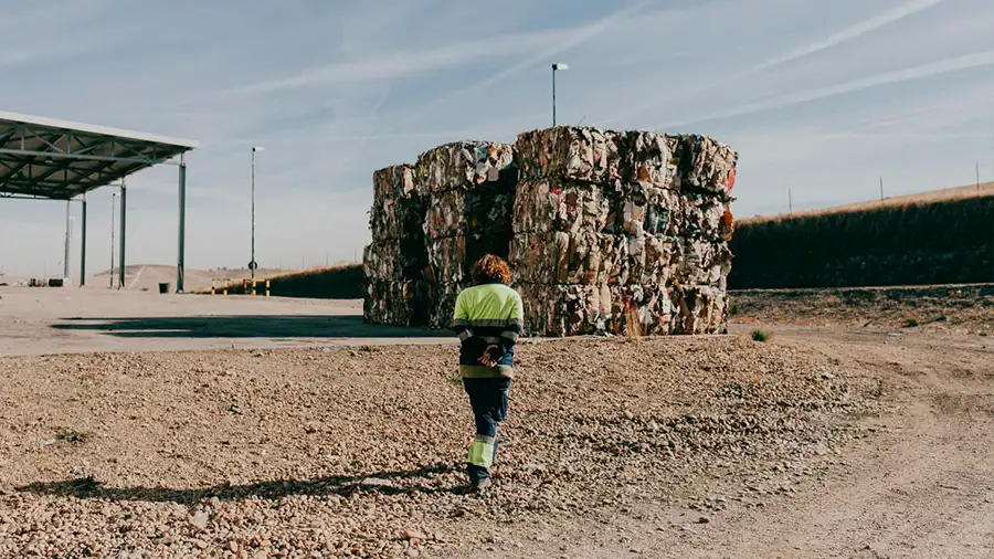 Fotografía artística dentro de campaña publicitaria sobre la basura