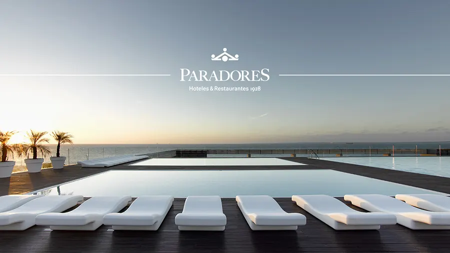 Diseño de Portada para proyecto de maquetación de Paradores