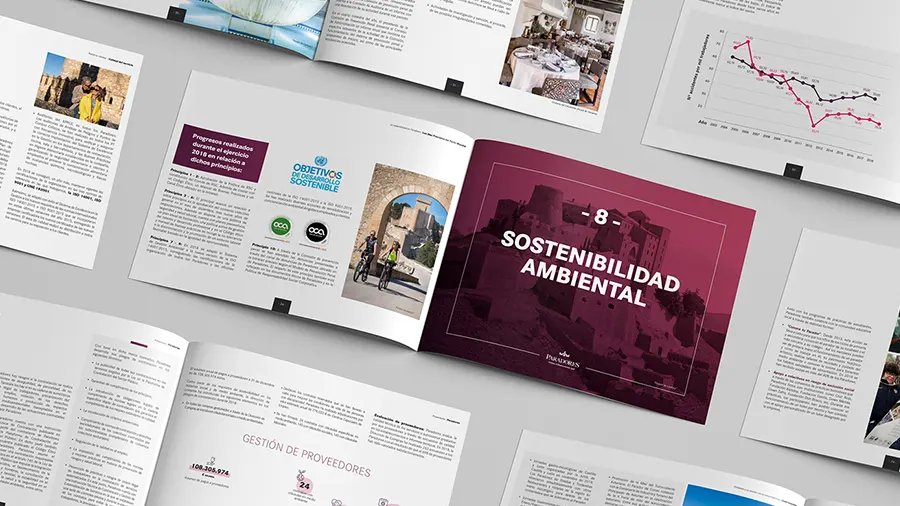 Personalización de los datos y estructura de la información para Paradores