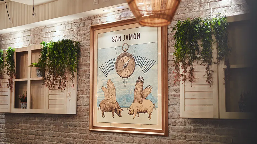 Ilustración y cartelería aplicada al propósito de la marca