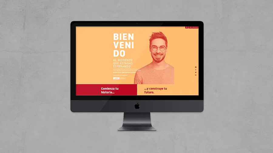 Aplicación del diseño de la campaña en cartelería