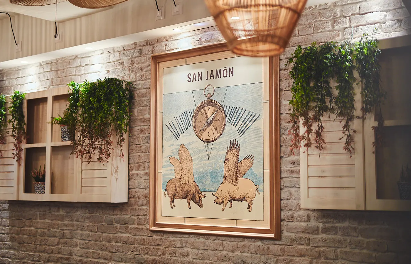 Una de los trabajos de fotomontaje realizados para la marca